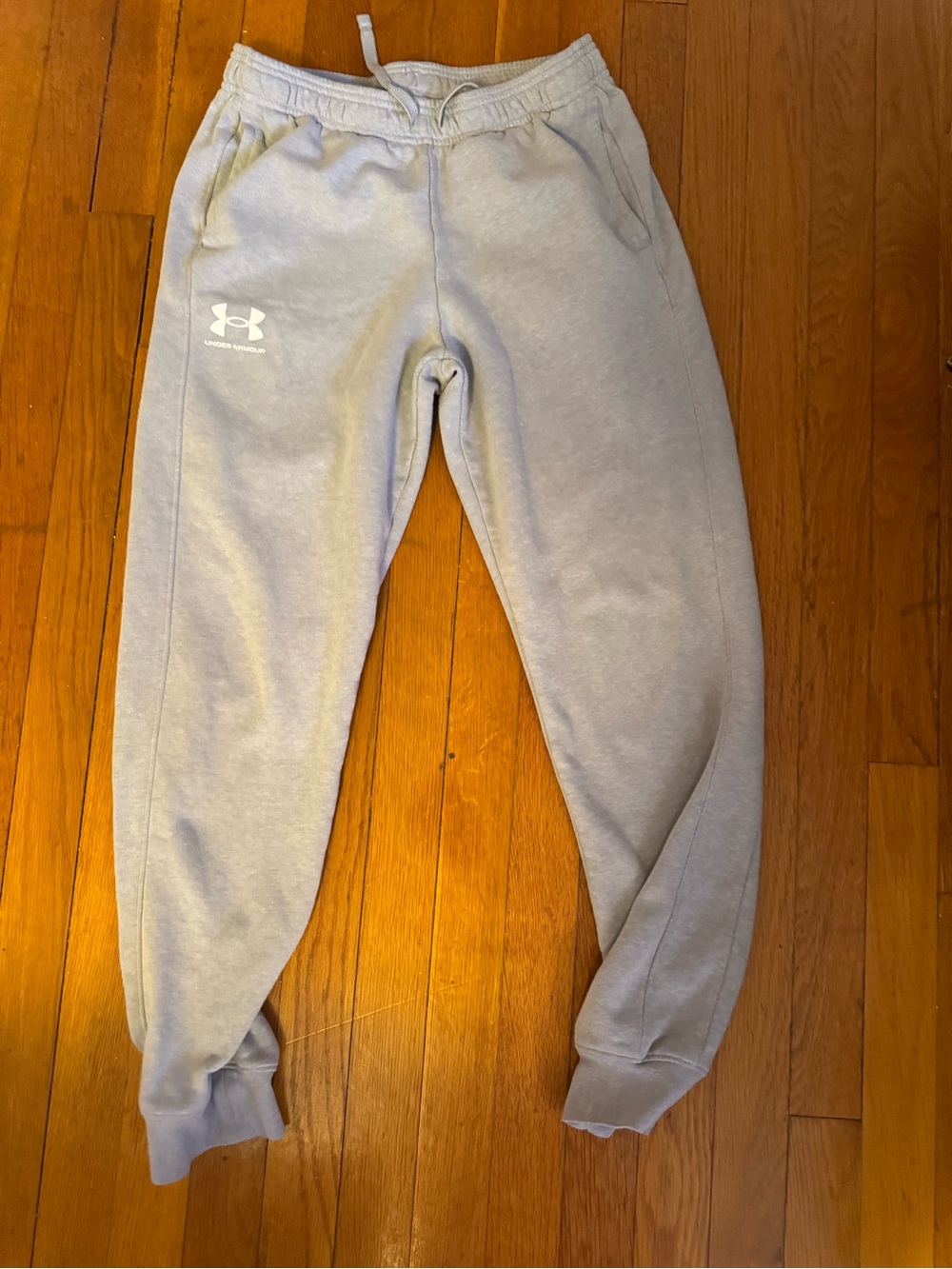 Under Armour Light Gray Kids' Fleece Joggers